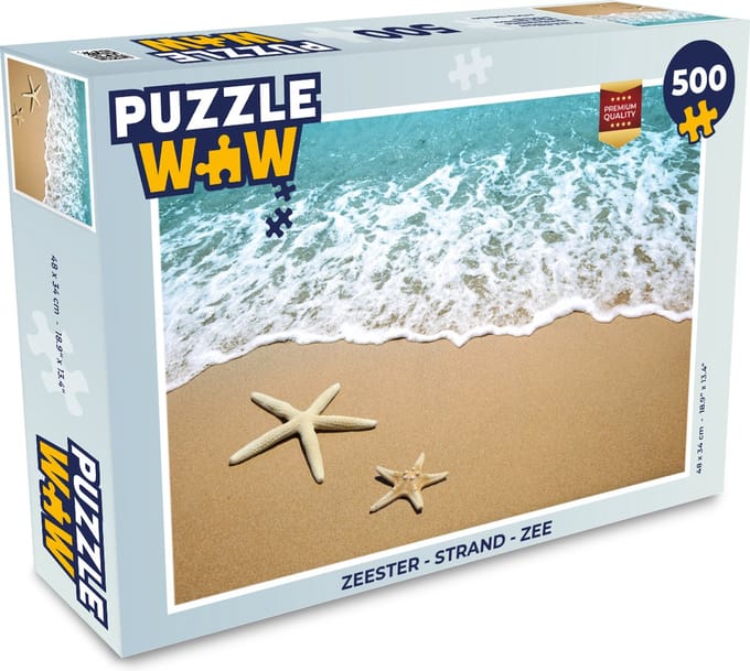 Puzzel Zeester - Strand - Zee - Legpuzzel - Puzzel 500 stukjes