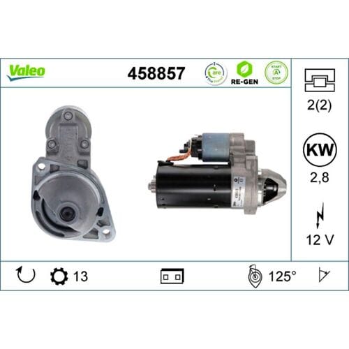 Starter VALEO RE-GEN STOP&START; - AT VALEO 458857