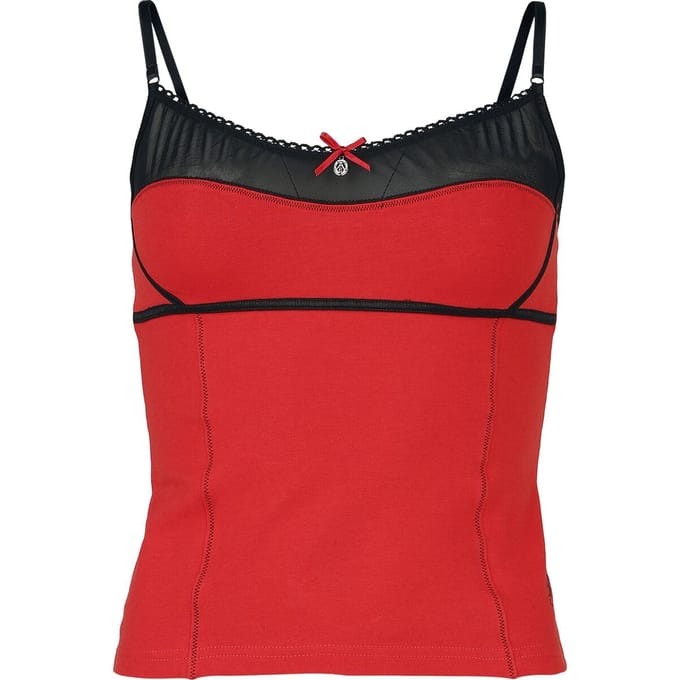 Vive Maria Top - Coquette - M tot XXL - voor Vrouwen - rood