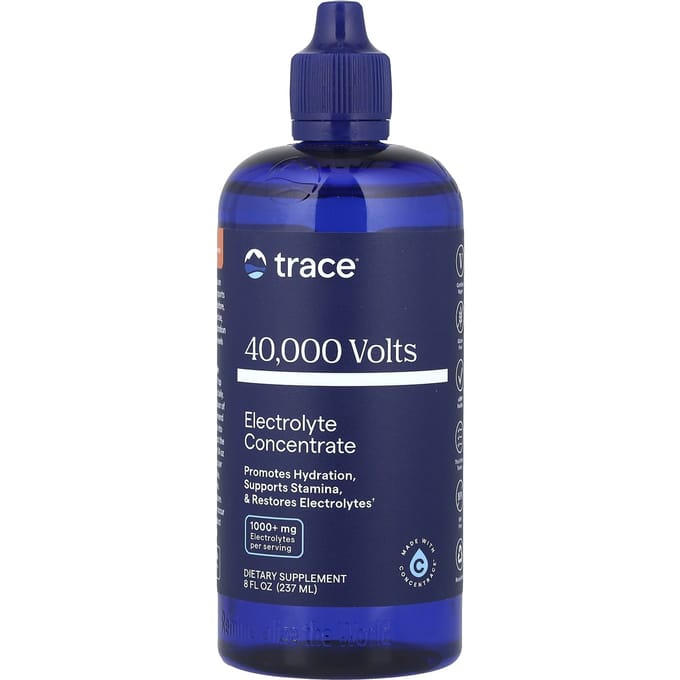 Trace, 40 000 V, concentré d'électrolyte, 8 fl oz (237ml)