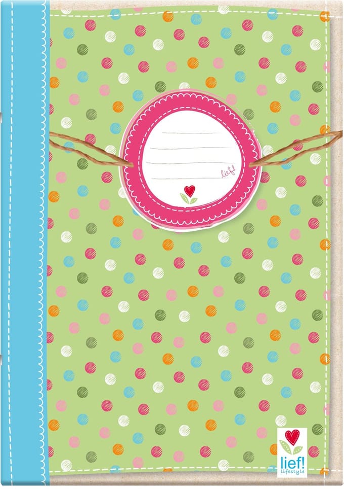 Lief! Schriften - A4 - 40 Bladzijdes - 3 Stuks - Groen