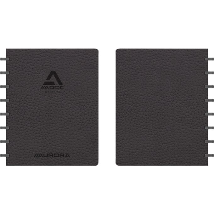 Aurora Schrift - ADOC - Zwart - A5 - Gelinieerd - 90gr - 144 Bladzijden