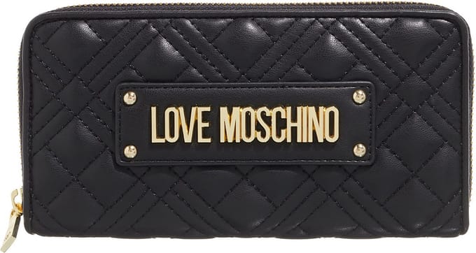 Love Moschino Dames ritsportemonnee Kunstleer - Zwart