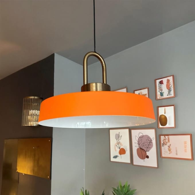 Bamyum Ace Hanglamp Industrieel Metaal Ø39 cm, Vintage Hanglamp, E27 Pendellamp
