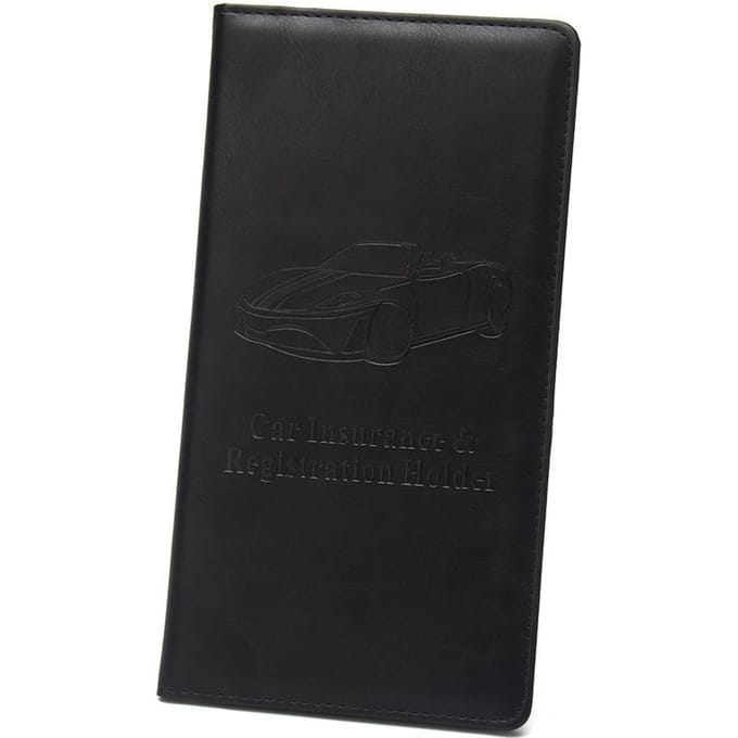 Documenthouder voor in de auto, Dossierhouder voor in de auto, Portefeuille voor kaarten in de auto zwart