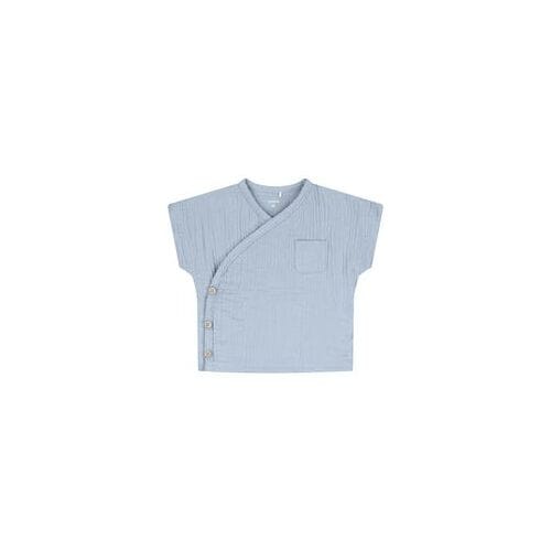 Prénatal newborn overslagshirt mousseline Light Water Blue 68 unisex