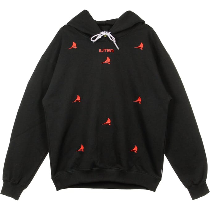Lichtgewicht herensweatshirt met capuchon Skipper Hoodie zwart