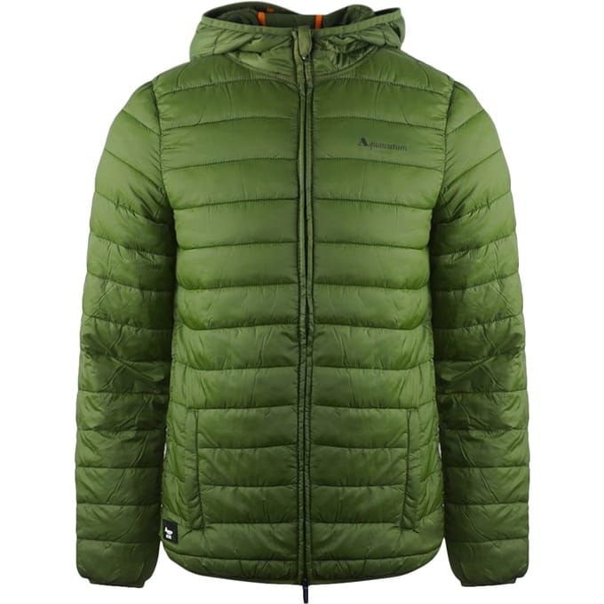 Aquascutum London Logo Army Green Active Hoodie Jacket