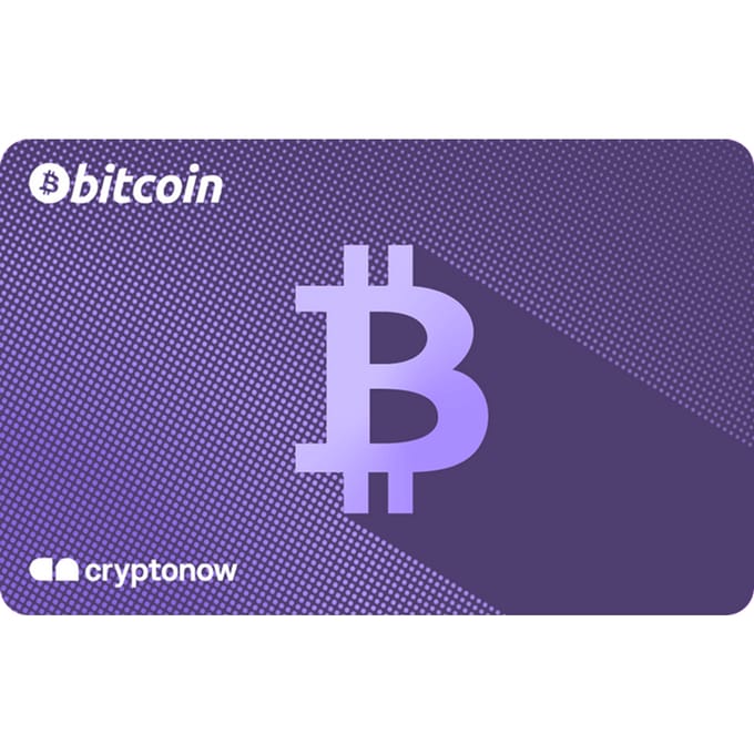 Cryptonow Bitcoin Cadeaukaart - €10