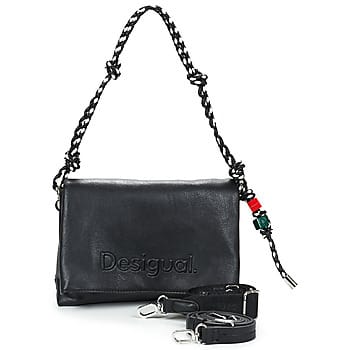 Desigual schoudertas Half Logo Venecia 4.0 Crossbody Bag Black zwart