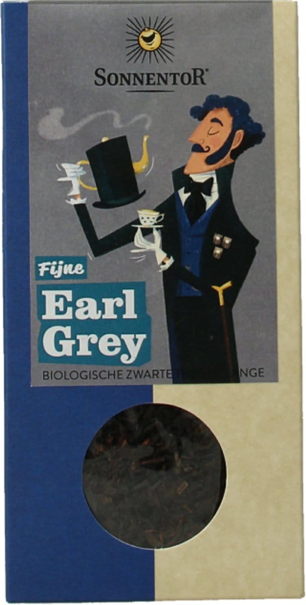Sonnentor Earl grey zwarte thee los bio 90 Gram