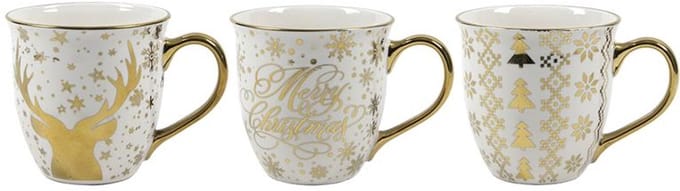 Kerstmok goud 400ml Ø11x10,8cm