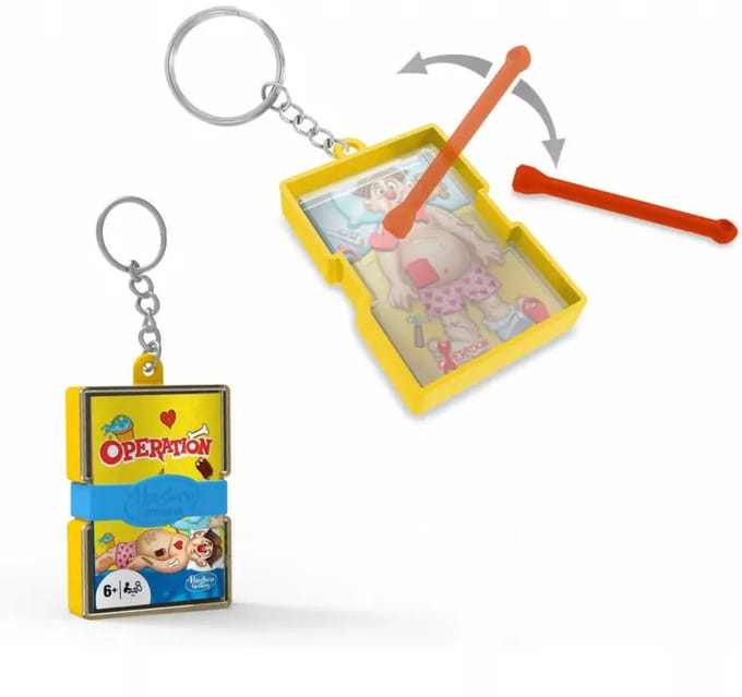 Mini spel sleutelhanger - Operation / Dokter bibber (6+)