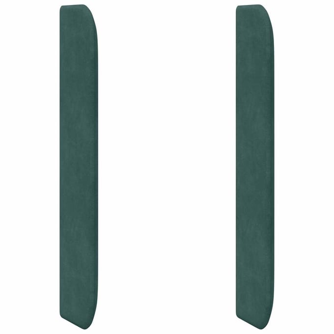 vidaXL - Hoofdbord - oor - Groen - 80 - x - 16 - x - 4 - cm - Fluweel
