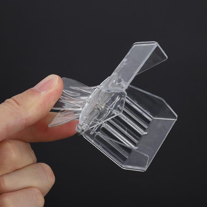 Lot de 5 pinces en plastique pour attraper les reines, cage pour attraper les abeilles, outil d'apiculture white