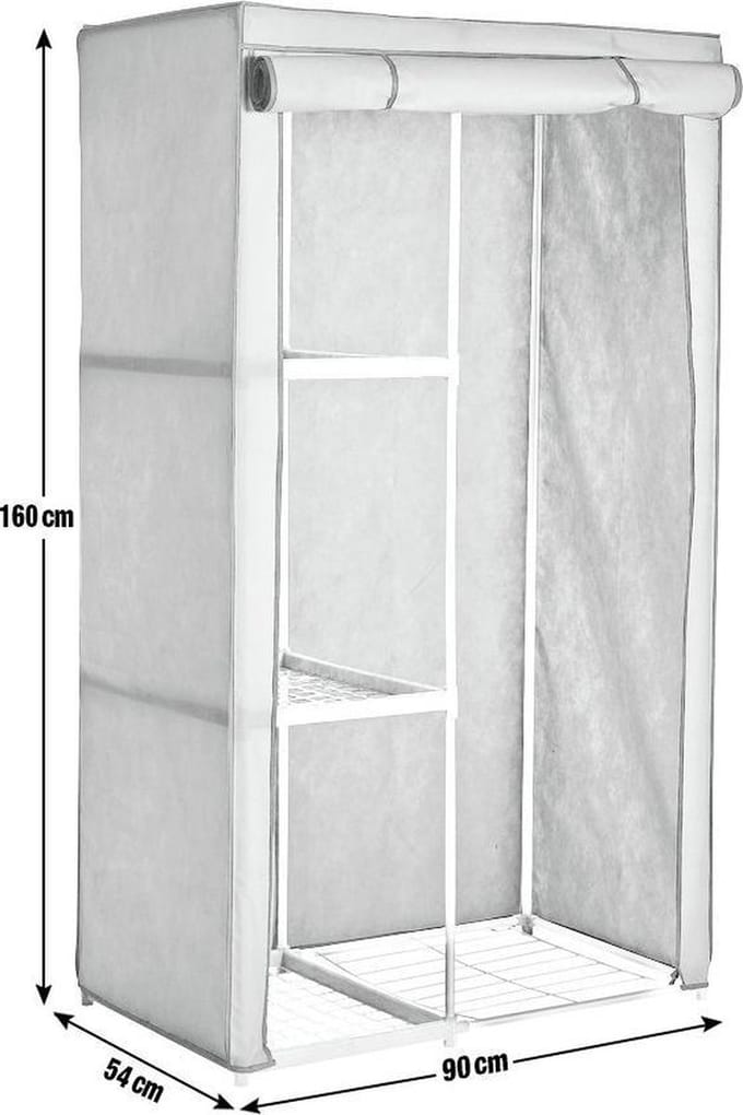 Argos Home - Covered Single Garderobekast - kledingkast - beige
