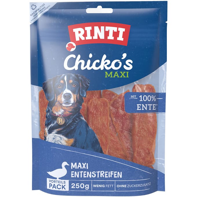 250g Extra Chicko Maxi - Eend RINTI Hondensnack