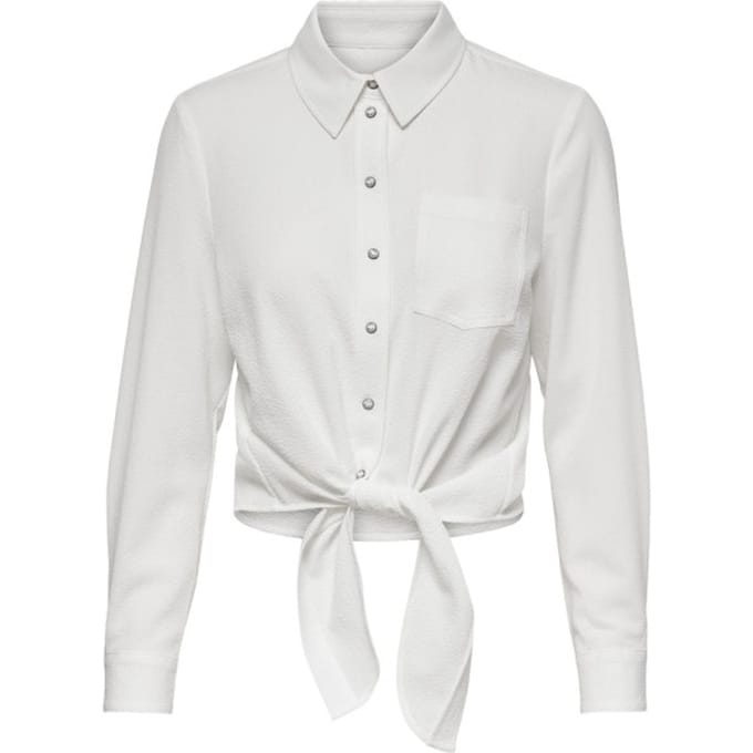 Only onllecey ls knot shirt noos 15195910 cloud dancer