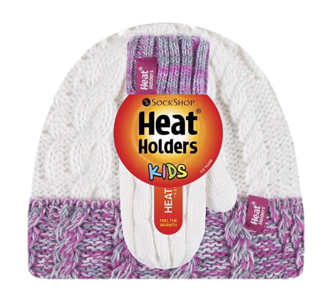 Heat Holders Thermische warme muts en wantenset voor meisjes - SC2P12