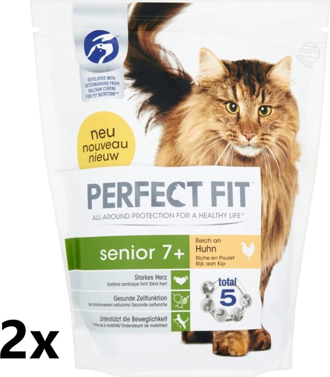 Perfect Fit - Droogvoer - Senior 7+ Kip - 2x750g