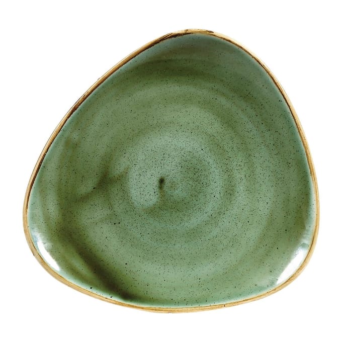 Churchill Stonecast Samphire Green Lotus Bord 22.9cm (12 stuks)