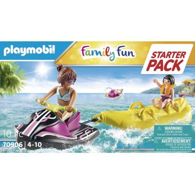 PLAYMOBIL Family Fun Starterpack waterscooter met bananenboot - 70906
