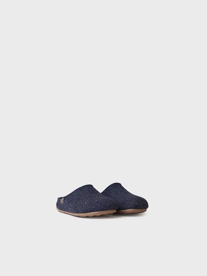 Kinderslippers van gerecycled vilt | LOGAN-FR