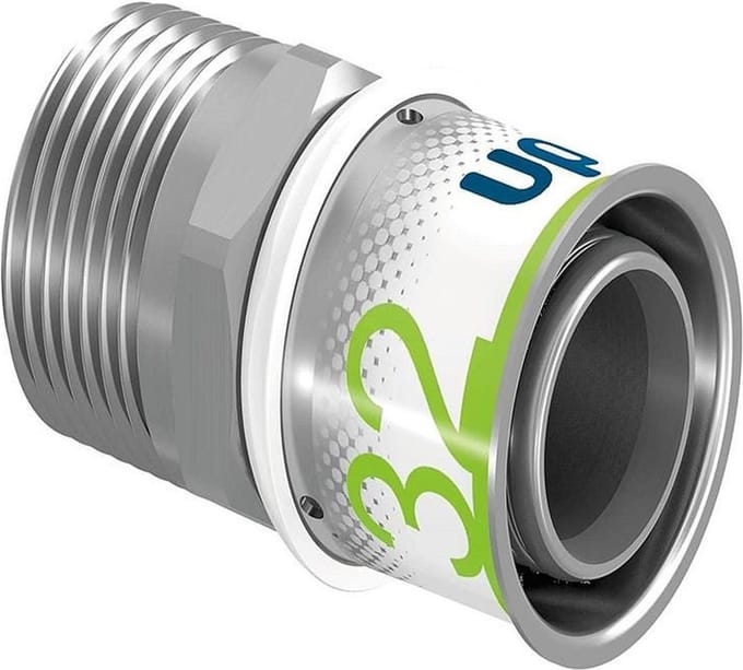 Uponor s-press plus adapter male thread 32 mm x 1
