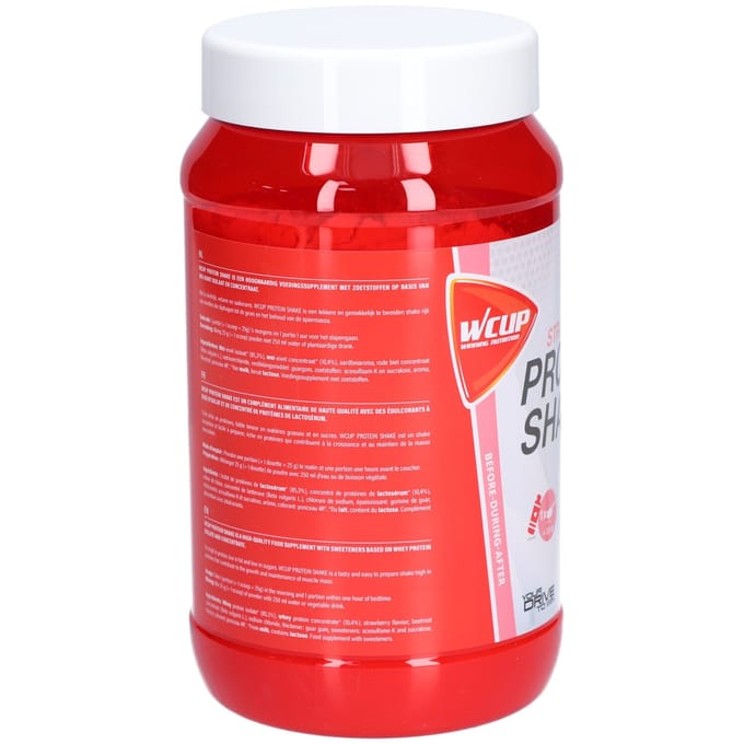 WCUP Protein Shake Aardbei 600gr