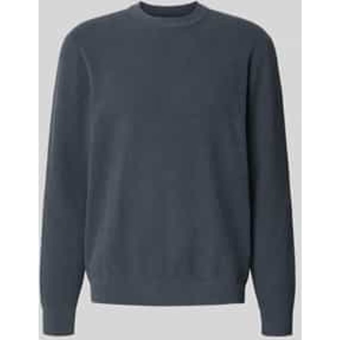 Regular fit shirt met lange mouwen en ronde hals
