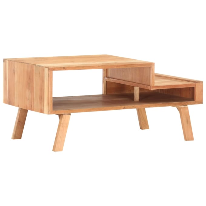 vidaXL - Salontafel - 100x50x45 - cm - massief - acaciahout
