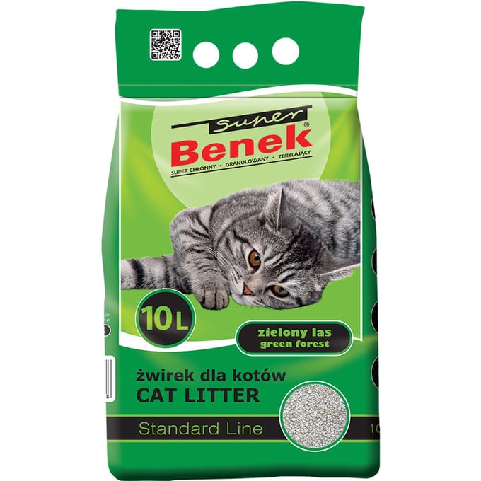 Super Benek Green Forest - 10 L (ca. 8,4 kg)