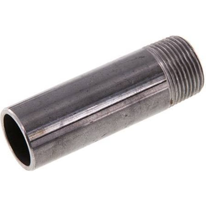 R 3/4'' Buitendraad x 26.9mm Stalen Pijpnippel met Las uiteinde 50 Bar DIN 2982 - 80mm [5 Stuks]