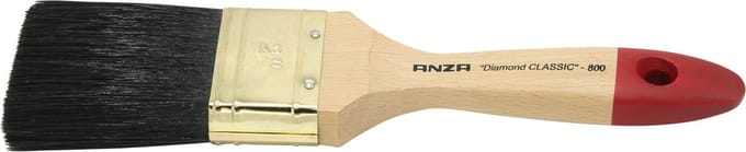 Anza Diamond Classic Platte Kwast Maat 1,0''