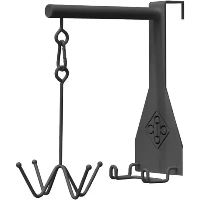 Grooming Deluxe - Bridle Hook 4 prong with hook attachment black