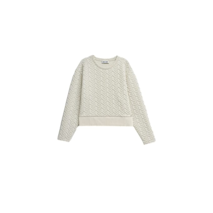 Dames sweatshirt Salsa Jeans Jacquard And Lurex