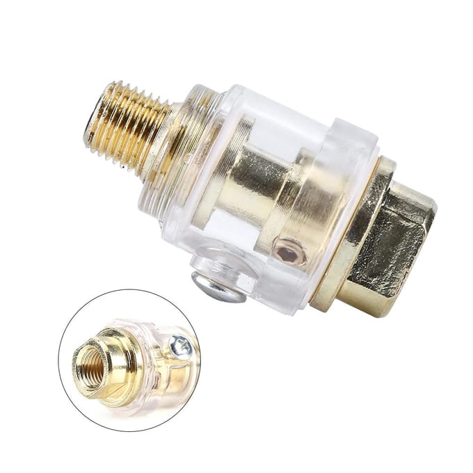 14  BSP Mini in-line Olievernevelaar Smeermiddel voor Pneumatisch Gereedschap & Luchtcompressorleiding