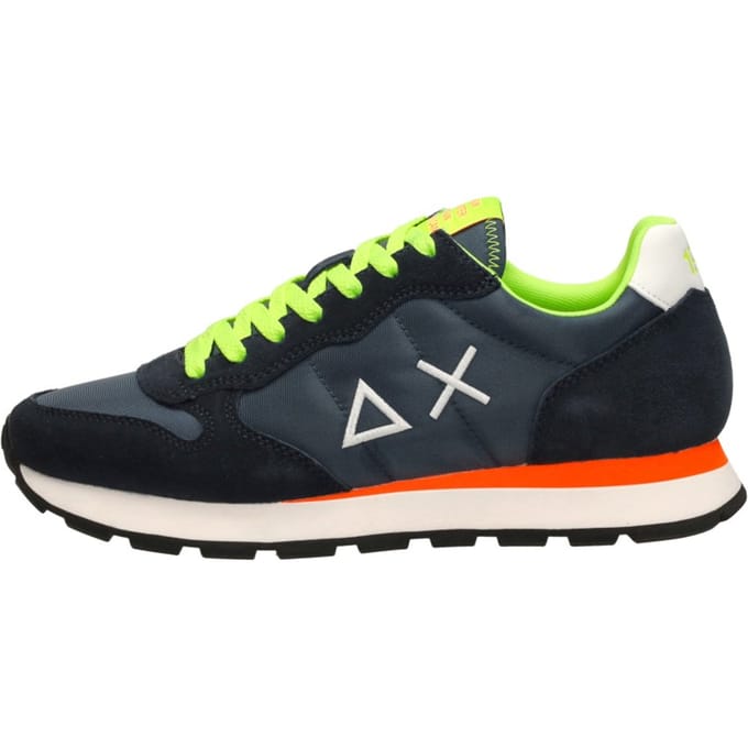 Sun68 Sneaker Tom Fluo Navy Blue - Maat 42 - Heren - Sneakers