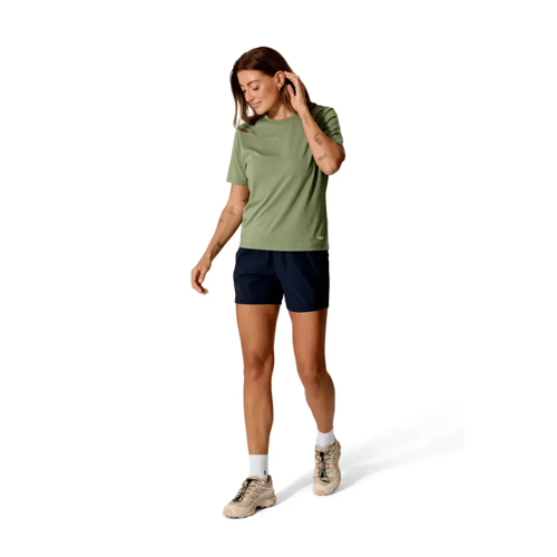 Rab Rivelin Tee Dames (Maat - 14, Kleur - Dark Fig Green)