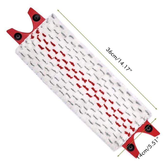 Nieuwe Microvezel Vloermop Pads Vervanging Voor Vileda UltraMax Dweil Navulling Vervangingsset Vloer Wasbaar Vervang Spray Platte Dweil Doek 2PC white
