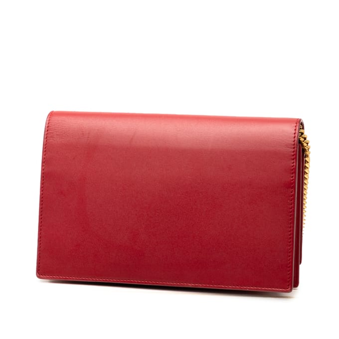 Tweedehands Gladde Kalfsleer Monogram Kate Tas met Tassenhengsel