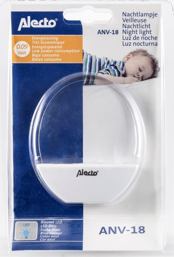 Alecto ANV-18 LED nachtlampje - energiezuinig - rustgevend blauw licht