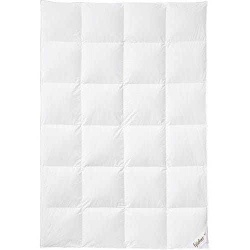 FJÖDUR Luxus ganzendonzen cassette-dekbed, warm (155 x 220 cm)
