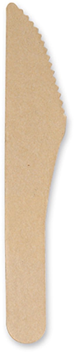 20x 6 Messen papier pure 158 cm natuur