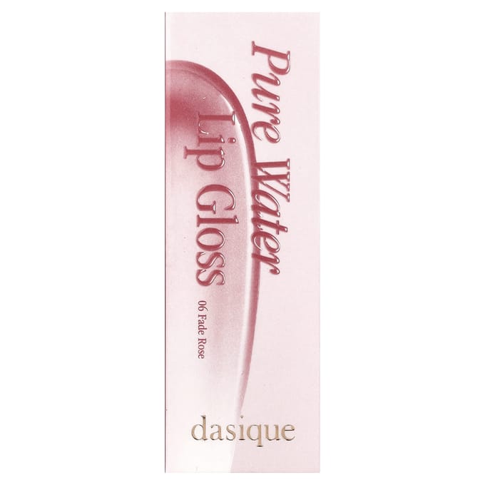 Dasique, Pure Water Lip Gloss, 06 Fade Rose, 2,6g (0,09 oz) white