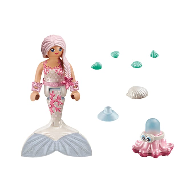 PLAYMOBIL Special Plus Zeemeermin met spuitoctopus - 71477