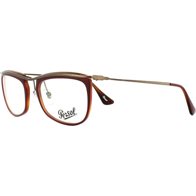 Persol bril po3083v 1006 bordeaux rood 53 mm dames
