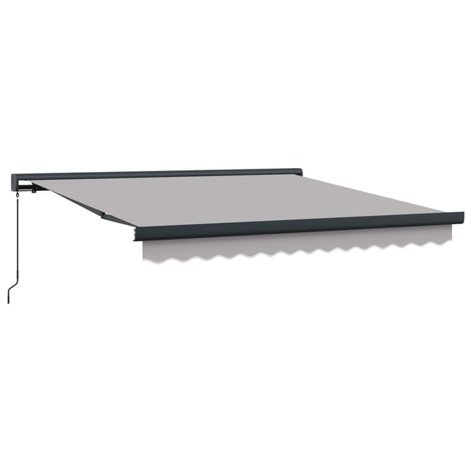 vidaXL - Uitschuifbare - luifel - Lichtgrijs - 300 - x - 250 - cm