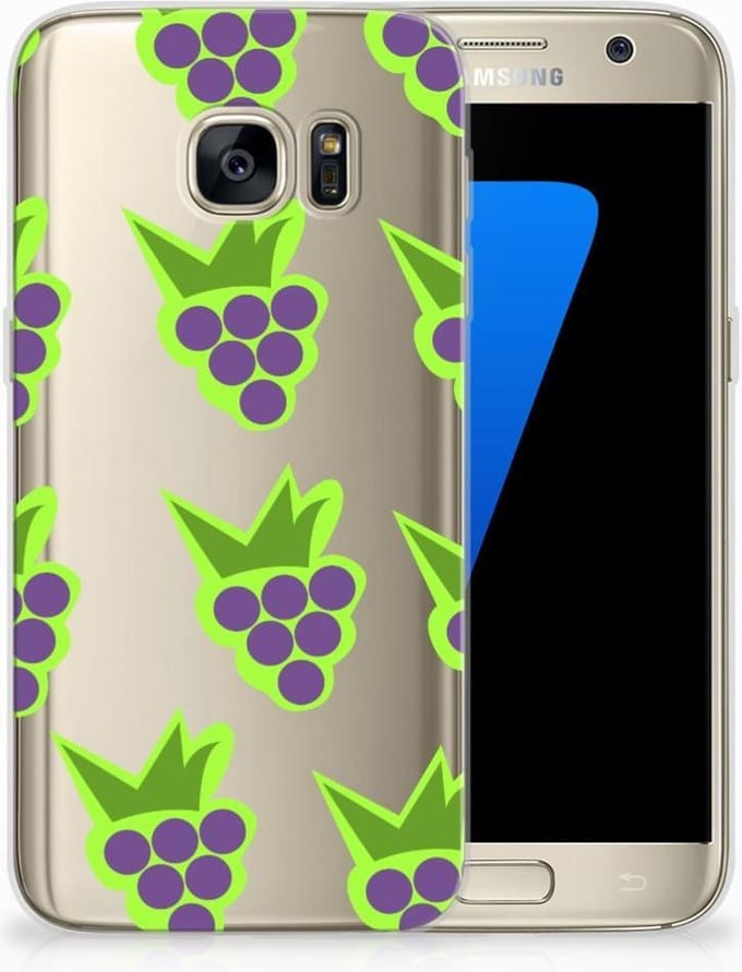 Samsung Galaxy S7 Siliconen Case Druiven