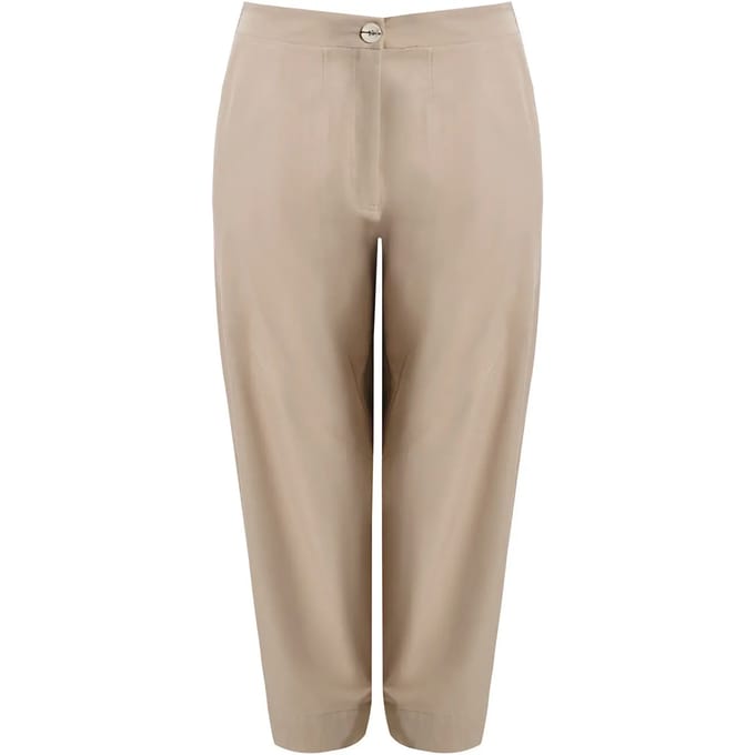 Barrelbroek met elastische taille aan de achterkant dames Mat Fashion
